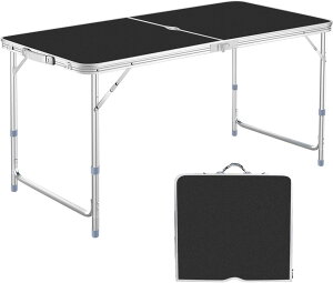 Taimonik AEghA ܂肽 e[u Lv e[u 3iK\120×60×(55-62-70)cm gsv ܂ y gѕ֗ RpNg [ sNjbN W[ Lvp DK ( F, 
