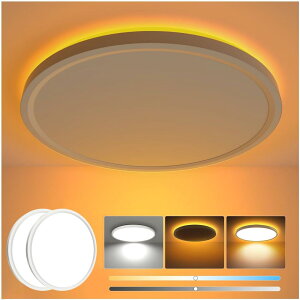 Antree LEDV[OCg 6 2Zbg Ԑڌ铔t F 3600lm  k ɔ^ VƖ ͋CiCgCg dC u R܂APP 6`8 Ceiling Light Q