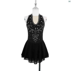 フィギュアスケート 衣装 ZAGITOVA フィギュア スケート パフォーマンス 服 ガールズ スカート 子供大歳 競技 試験 ノースリーブ U ネック