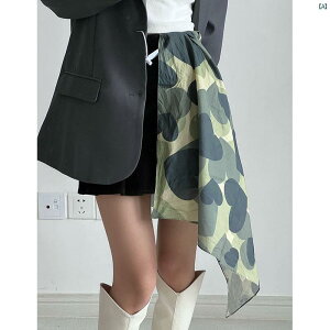 レディース ファッション コーデ 春 夏 秋 ファッション小物 スーツ グリーン 迷彩 ラブ アメリカン レトロ コットン 小柄 正方形 スカーフ レディース ヘッド 合わせて