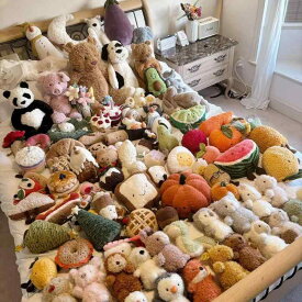 ぬいぐるみ キッズ 可愛い動物 食べ物形状 柔らかい短毛 綿素材 抱き枕 遊び道具 室内用 デコレーション