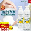 【4日20時から クーポンで1本あたり1650円】炭酸洗顔 高濃度 炭酸 洗顔 洗顔フォーム 泡 炭酸泡洗顔 10000ppm 炭酸パック 泡パック 泡洗顔「プリモディーネ なごみ炭酸スパウォッシュ 200g 2本セット」ニキビ 毛穴 ケア ビタミンC 誘導体 apps ゆずの香り 温泉水 日本製