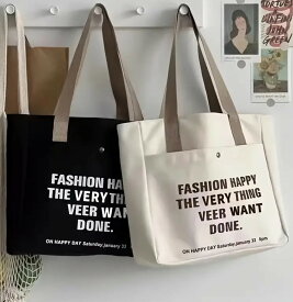 2色スタイリッシュなモノトーンカラーのトートバック キャンバスバッグ ショルダーバッグ 秋冬コレクション 手持ちバッグ カバン 鞄 かばん