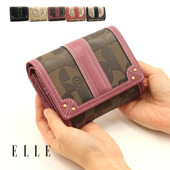 楽天市場 公式 Elle エル シェリール2 財布 レディース 2つ折財布 L字ファスナー 本革 Smtb M 送料無料 プレゼント最適品 ブランド 使い やすい プリンセスバッグ
