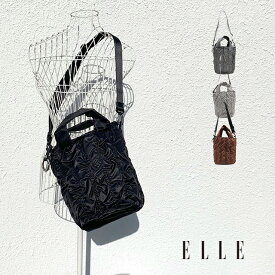 ELLE エル 2wayトート　バッグ　クシュクシュ　6431802【プレゼント最適品】【秋冬新作】 使い やすい