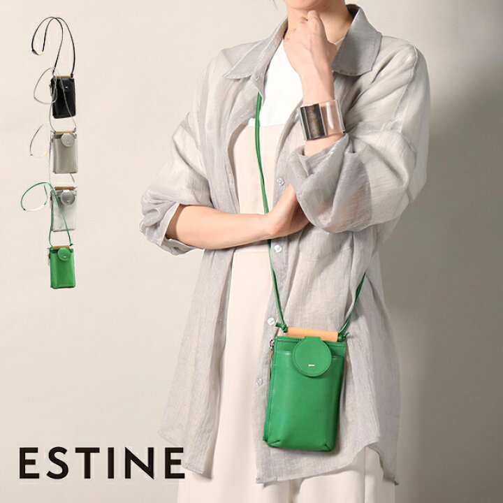 楽天市場】公式 ESTINE エスティーヌ ロジカル ショルダーバッグ 
