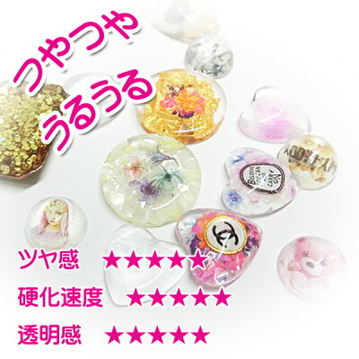 楽天市場 Uvレジン レジン Uvレジン液 レジン液 ハンドメイド パーツ Uvライト ハード クリア 定形外 Princess Colors 楽天市場店