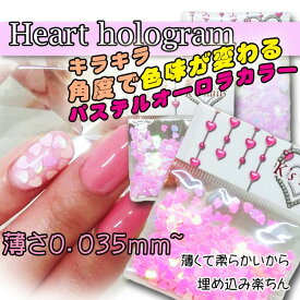 楽天市場 ハート ホロ ネイルの通販