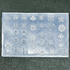 十字架 クロス 地雷系 ネイル クラフトレジン シリコンモールド UVレジン ハンドクラフト レジン液 型 ジェルネイル シール モールド 型 シリコン