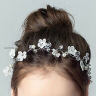 【在庫限り通常価額より460円OFF】キッズ カチューシャ ピアノ発表会 花冠 キッズ ドレス ヘッドドレス …