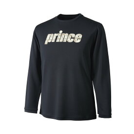 プリンス prince テニスウエア ＜オンラインショップ限定＞ ロゴ ロングスリーブTシャツ 吸汗速乾、UVケア ユニセックスサイズ