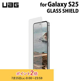 （在庫限り）UAG Galaxy S25 用 ガラスシールド 2重強化ガラス UAG-GLXS25-SPPLS ユーエージー ギャラクシー S25 保護フィルム 画面保護