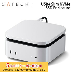 m5%OFFN[| 28܂ŁnUSB4 Slim NVMe SSD Enclosure SSD XNVMe 4U PST-EU4SNSS Te` Mac mini Type-C 2280 2260 2242 2230 SSDP[X 2Nۏ