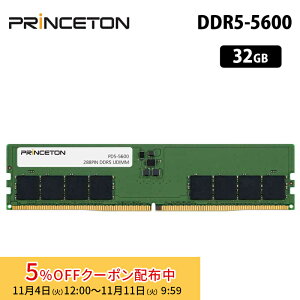 [5%OFFN[| 11܂]vXg ݃ 32GB DDR5 5600MHz PC5-5600 CL46 288pin UDIMM PD5-5600-32G ݃[ [ fXNgbvPCp  fXNgbvp\R PC5-44800 ivۏ