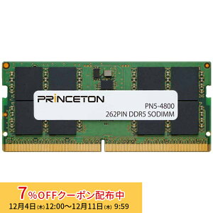 [7%OFFN[| 11܂]vXg ݃ 8GB DDR5 4800MHz PC5-4800 CL40 262pin non-ECC SO-DIMM PN5-4800-8G ݃[ [ m[gPCp  m[gp\R PC5-38400