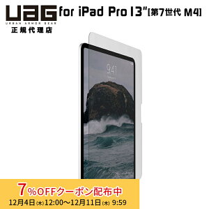 [7%OFFN[| 11܂]UAG 13C` iPad Pro (7 M4)p KXXN[V[h NA UAG-IPDP13M4-SP [G[W[ ACpbh ipad KXtB یtB