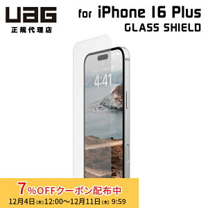 [7%OFFN[| 11܂]i݌ɌjUAG iPhone 16 Plus p KXXN[V[h KX Rw UAG-IPH24LB-SP 6.7C` [G[W[  ACtH16vX ʕی یtB K