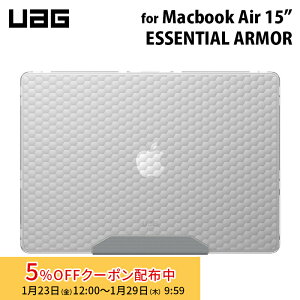[5%OFF�N�[�|�� 29�����܂�]UAG MacBook Air 15�C���` (M2/M3/M4)�p�P�[�X ESSENTIAL ARMOR �A�C�X�i�N���A�J���[�j �ϏՌ� UAG-MBA15M4-EMS-IC ���[�G�[�W�[ PC�P�[�X MacBookAir M4 M3 M2 2025 2024 2023