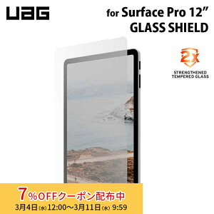 [7%OFF�N�[�|�� 11�����܂�]UAG Surface Pro 12�C���`�p �K���X�X�N���[���V�[���h �����K���X �R�w�� �N���A UAG-SFPRO12-SP ���[�G�[�W�[ �T�[�t�F�X�v�� �T�[�t�F�C�X�v�� �K���X�t�B���� �ی�t�B��