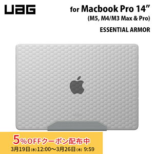 [5%OFF�N�[�|�� 26�����܂�]UAG MacBook Pro 14�C���` (M5,M4/M3 Max & Pro)�p�P�[�X ESSENTIAL ARMOR �A�C�X�i�N���A�J���[�j �ϏՌ� UAG-MBP14M4-EMS-IC ���[�G�[�W�[ PC�P�[�X MacBookPro M5 2025 M4 2024 M3 2023