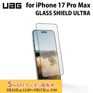 [5%OFF�N�[�|�� 27�����܂�]UAG iPhone 17 Pro Max�p �K���X�X�N���[���V�[���h �E���g�� UAG-IPH25LA-USP ���[�G�[�W�[ ���