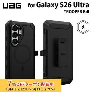 [7%OFF�N�[�|�� 11�����܂�]�i�݌Ɍ���jUAG Galaxy S26 Ultra�p �}�O�l�b�g�Ή��P�[�X TROOPER �i�z���X�^�[�t���j �u���b�N�z���X�^�[ �ϏՌ� UAG-GLXS26U-OTM-BH ���[�G�[�W�[ SAMSUNG �T���X�� �M�����N�V