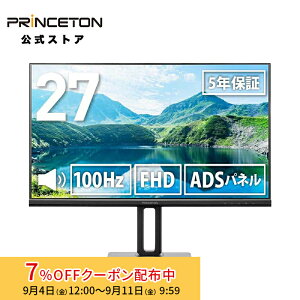 �v�����X�g�� 27�C���` ���C�h �t���f�B�X�v���C �}���`�A���O���Ή� 100Hz �t��HD ADS�p�l�� PTF-B271WS-BK �t�����j�^�[ 27�^ FHD HDMI ���~ �`���g ��] ��ʉ�] �s�{�b�g �X�C�x�� �`���g�Ή� ���j