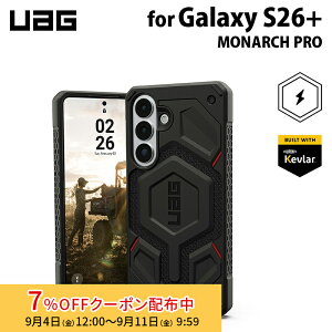 [7%OFF�N�[�|�� 11�����܂�]�i�݌Ɍ���jUAG Galaxy S26+�p �}�O�l�b�g�Ή��P�[�X MONARCH PRO KEVLAR �v���~�A�� �P�u���[�u���b�N �ϏՌ� UAG-GLXS26P-PM-KB ���[�G�[�W�[ SAMSUNG �T���X�� �M�����N�V�[ URBAN A