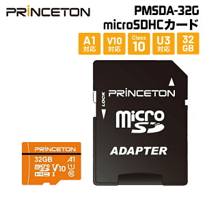 i݌ɌjvXg microSDHCJ[h UHS-I A1KiΉ 32GB PMSDA-32G princeton microsd }CNsd V