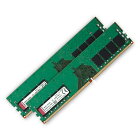 【ポイント2倍】【メーカー取り寄せ】 キングストン 増設メモリ 8GB(4GB×2枚組) 2400MHz DDR4 Non-ECC CL17 DIMM (Kit of 2) 1Rx16 KVR24N17S6K2/8 製品寿命期間保証 Kingston