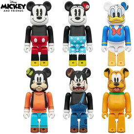 【メーカー取り寄せ】メディコム・トイ BE@RBRICK CHASE MICKEY MOUSE & FRIENDS (1BOX=12個入り) ベアブリック ディズニー ミッキーマウス ミニーマウス ドナルドダック グーフィー・グーフ プルート ブラック・ピート コラボフィギュア