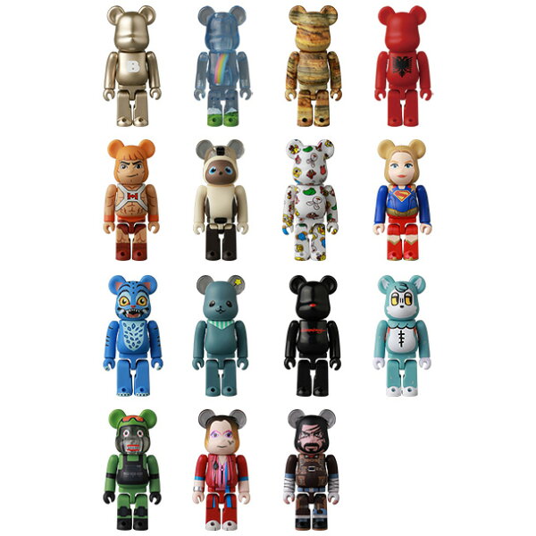 メディコム・トイ BE@RBRICK SERIES 52 (1BOX=24個入り) ベアブリック ウィザードリィ ラボット たべっ子どうぶつ スーパーガール ヒーマン あらいきりこ BRZRKR