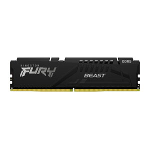 y[J[񂹁zLOXg FURY BeastV[Y ubN 16GB 5600MHz DDR5 CL40 DIMM 288pin Q[~O KF556C40BB-16 kingston ݃ V Ki LZs