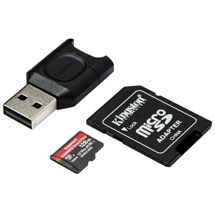 楽天市場】(在庫限り)キングストン microSDXCカード 128GB Canvas React Plus Class 10 U3 V90 A1 SDカードアダプタ付 MLPMR2/128GB Kingston microSD マイクロSD カードリーダー付 新生活 キャンセル不可 : プリンストンダイレクトモール 楽天市場】(在庫限り)キングストン microSDXCカード 128GB Canvas React Plus Class 10 U3 V90 A1 SDカードアダプタ付 MLPMR2/128GB Kingston microSD マイクロSD カードリーダー付 新生活 キャンセル不可 : プリンストンダイレクトモール