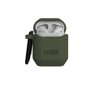 （在庫限り）UAG Apple AirPods (第2/第1世代)用 SILICONE_001 シリコーンケース 全4色 正規代理店 耐衝撃 UAG-APSV2シリーズ ユーエージー 保護カバー ケースカバー カラビナ ワイヤレス充電対応 エアポッズ エアポッツ 新生活
