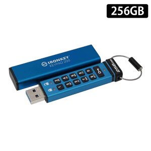 y[J[񂹁zLOXg IronKey Keypad 200 (USB-A) 256GB USBtbVhCu L[pbht n[hEFAÍ IKKP200/256GB Kingston USB Í pX[h Lbv L[pbh 