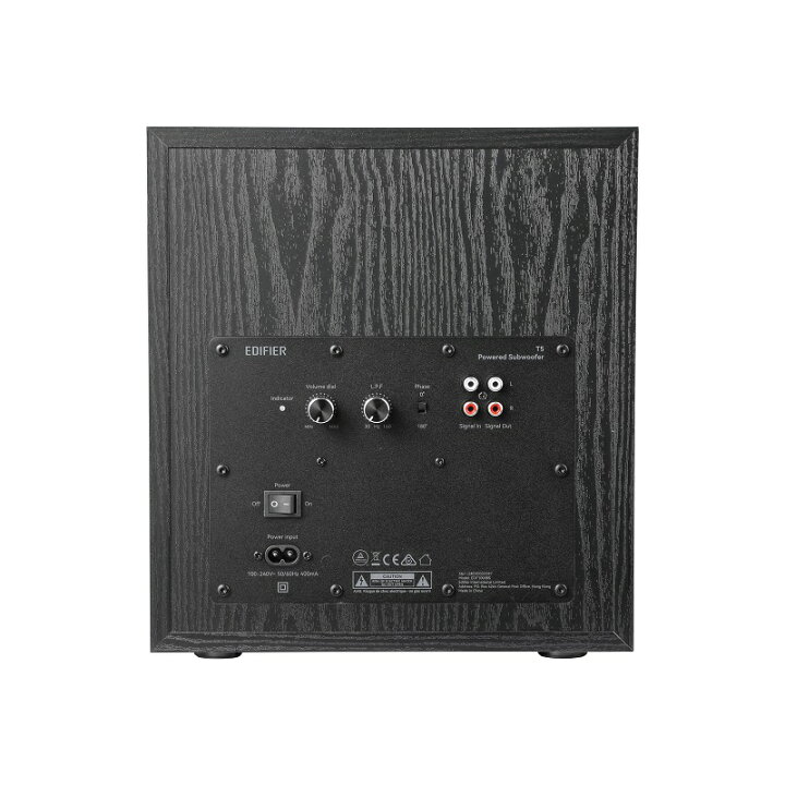 楽天市場】Edifier パワード サブウーファー T5 定格出力70W 木目調 ED 
