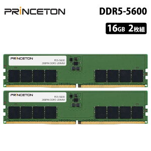 vXg ݃ 32GBi16GB×2gj DDR5 5600MHz PC5-5600 CL46 288pin UDIMM PD5-5600-16GX2 ݃[ [ fXNgbvPCp  fXNgbvp\R PC5-44800 ivۏ
