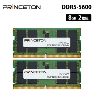 vXg ݃ 16GB (8GB 2g) DDR5 5600MHz PC5-5600 CL46 262pin non-ECC SO-DIMM PN5-5600-8GX2 ݃[ [ m[gPCp  m[gp\R PC5-44800 ivۏ