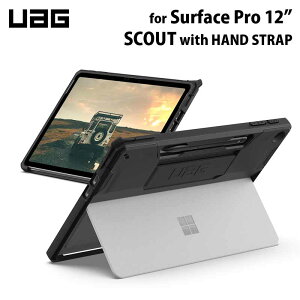 UAG Surface Pro 12C`p P[X SCOUT with HAND STRAP ubN ϏՌ UAG-SFPRO12-SH-BK [G[W[  v T[tFXv T[tFCXv Jo[ ی Microsoft }CN\tg