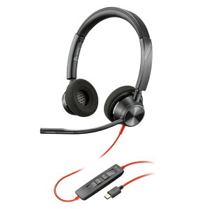 [�A�E�g���b�g]Poly Blackwire 3320 USB-C �w�b�h�Z�b�g �L�� �����p 76J18AA �|���[ Plantronics �v�����g���j�N�X �u���b�N���C�A�[ �u���b�N���C���[ �R�[���Z���^�[ �����R�� �Ɩ��p �������� �L����