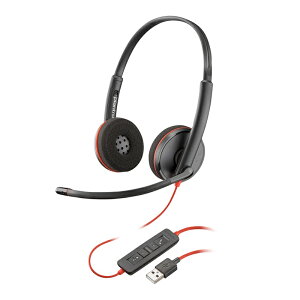 [�o���N�i]Poly BLACKWIRE 3220 �w�b�h�Z�b�g USB-A�ڑ� �L�� �����p �m�C�Y�L�����Z�����O 80S02A6 �|���[ Plantronics �v�����g���j�N�X �u���b�N���C�A�[ �u���b�N���C���[ �R�[���Z���^�[ �����R�� ��