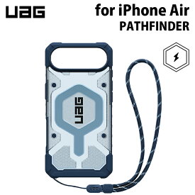 UAG iPhone Air用 MagSafe対応ケース PATHFINDER （ハンドストラップ同梱） ブルース 耐衝撃 スタンダード UAG-IPH25LB-MS-BL-L ユーエージー 頑丈 アイフォンケース アイフォンカバー 衝撃吸収 軽量