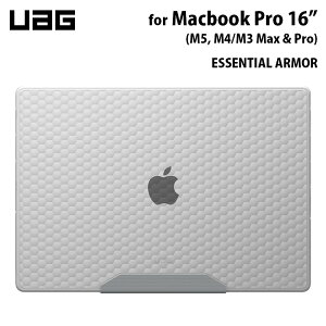 [�|�C���g2�{ 16�����܂�]UAG MacBook Pro 16�C���` (M5,M4/M3 Max & Pro)�p�P�[�X ESSENTIAL ARMOR �A�C�X�i�N���A�J���[�j �ϏՌ� UAG-MBP16M4-EMS-IC ���[�G�[�W�[ PC�P�[�X MacBookPro M4 M3 M2 2024 2023