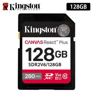 �L���O�X�g�� SD�J�[�h 128GB Canvas React Plus V60 SD�������J�[�h UHS-II U3 V60 SDR2V6/128GB Kingston SDXC 4K uhs-2 U3 ��჌�t �~���[���X ���� �J���� �������K�i �v�����X�g�� �L�����Z���s��