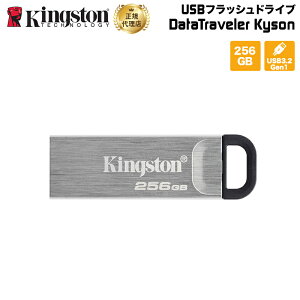 �L���O�X�g�� DataTraveler Kyson USB�t���b�V���h���C�u USB 3.2 Gen1 256GB �V���o�[ DTKN/256GB Kingston USB������ �V���� �������K�i �L�����Z���s��