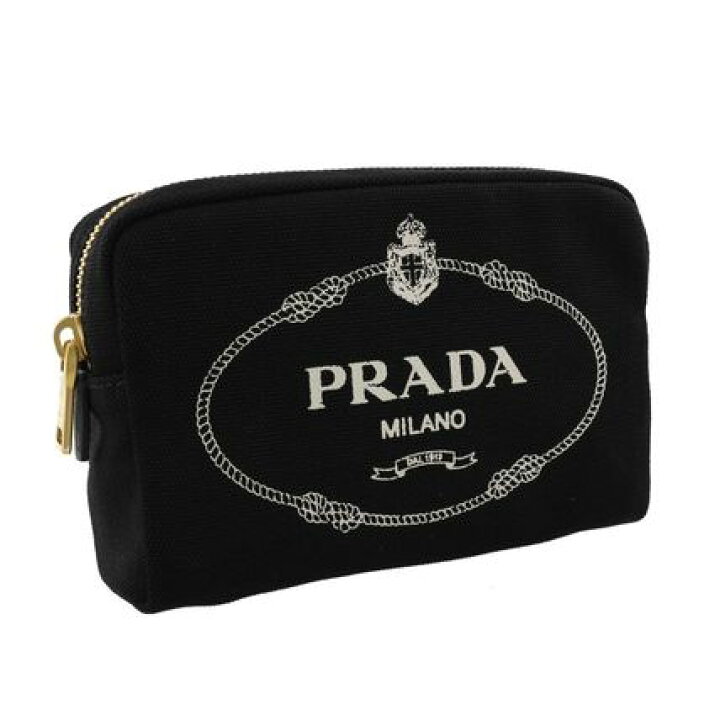 楽天市場】PRADA COSMETIC PORCH CANAPA LOGO 1NA021 20L F0N12 NERO 