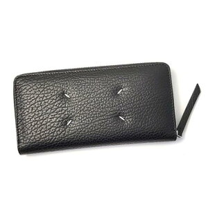 MAISON MARGIELALONG ZIP WALLETS56UI0110P4455T8013BLACK@@]}WF@ZIPOEHbg@N@ubN