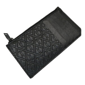 SAINT LAURENT T[ jZbNX J[hRCP[X 647149 18GIZ 1000 ZIP COIN CASE BLACK