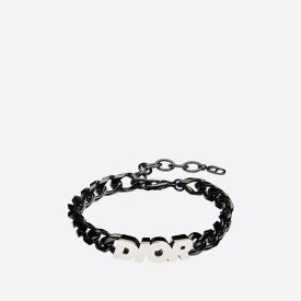 CHRISTIAN DIORクリスチャンディオール　メンズ　ブレスレットDIOR RIBBON BRACELETB1611HOMMT004BLACK/SILVER